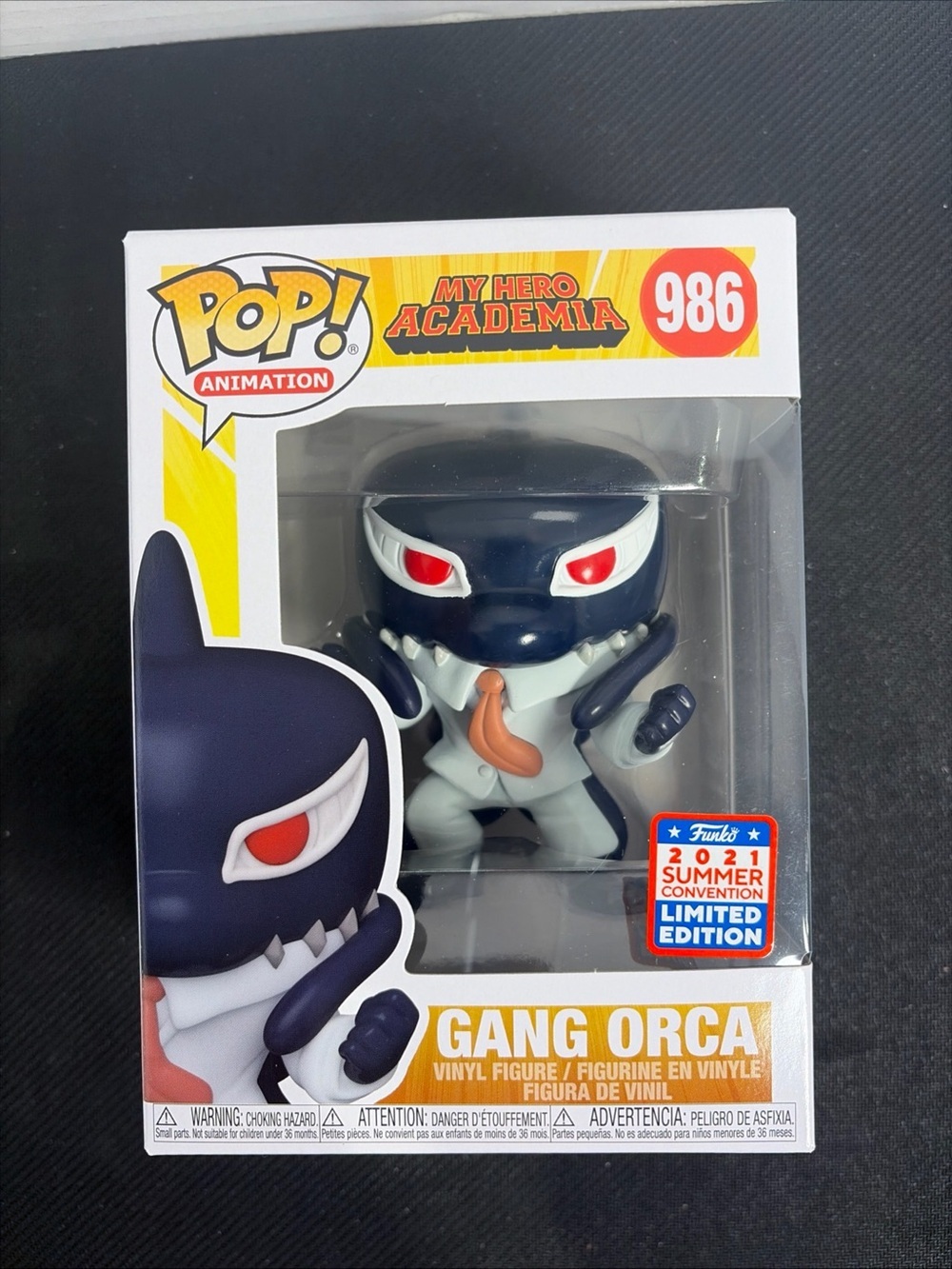 Funko Pop! Gang Orca #986 My Hero Academia Vinyl Figure Summer Convention 2021